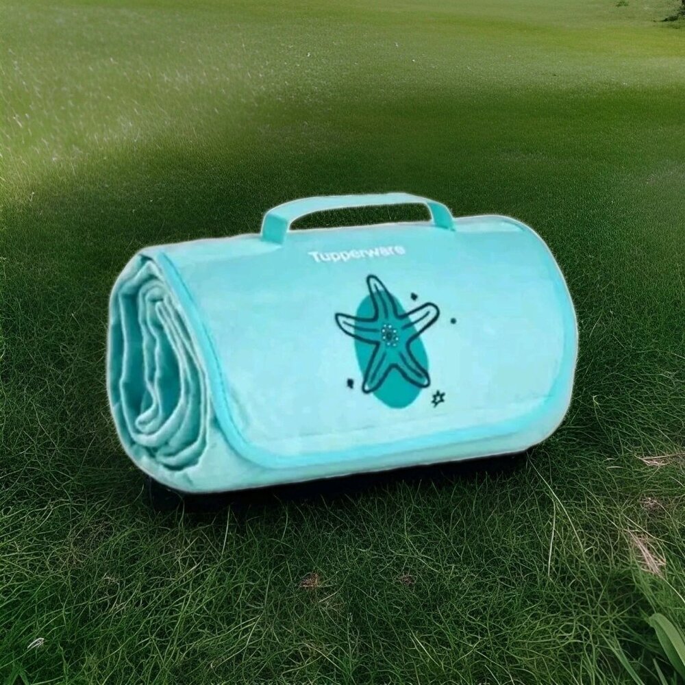 Tupperware Utopic Shore Picnic Blanket with Handle Extra Large